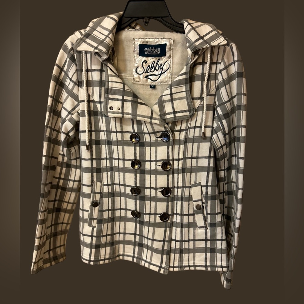 Sebby Women’s Short Jacket With a Hood - Size Medium